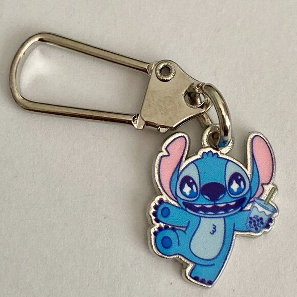 Vintage Disney Lilo & Stitch Zipper Pull Purse Bag Charm Aulani Disneyana Snacks - Picture 4 of 10
